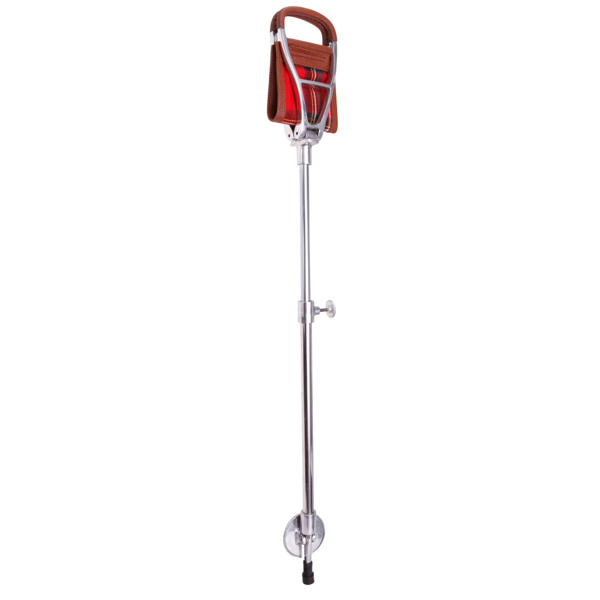 Leather Saddle Seat Stick Cane - Tophatter Daily Deals