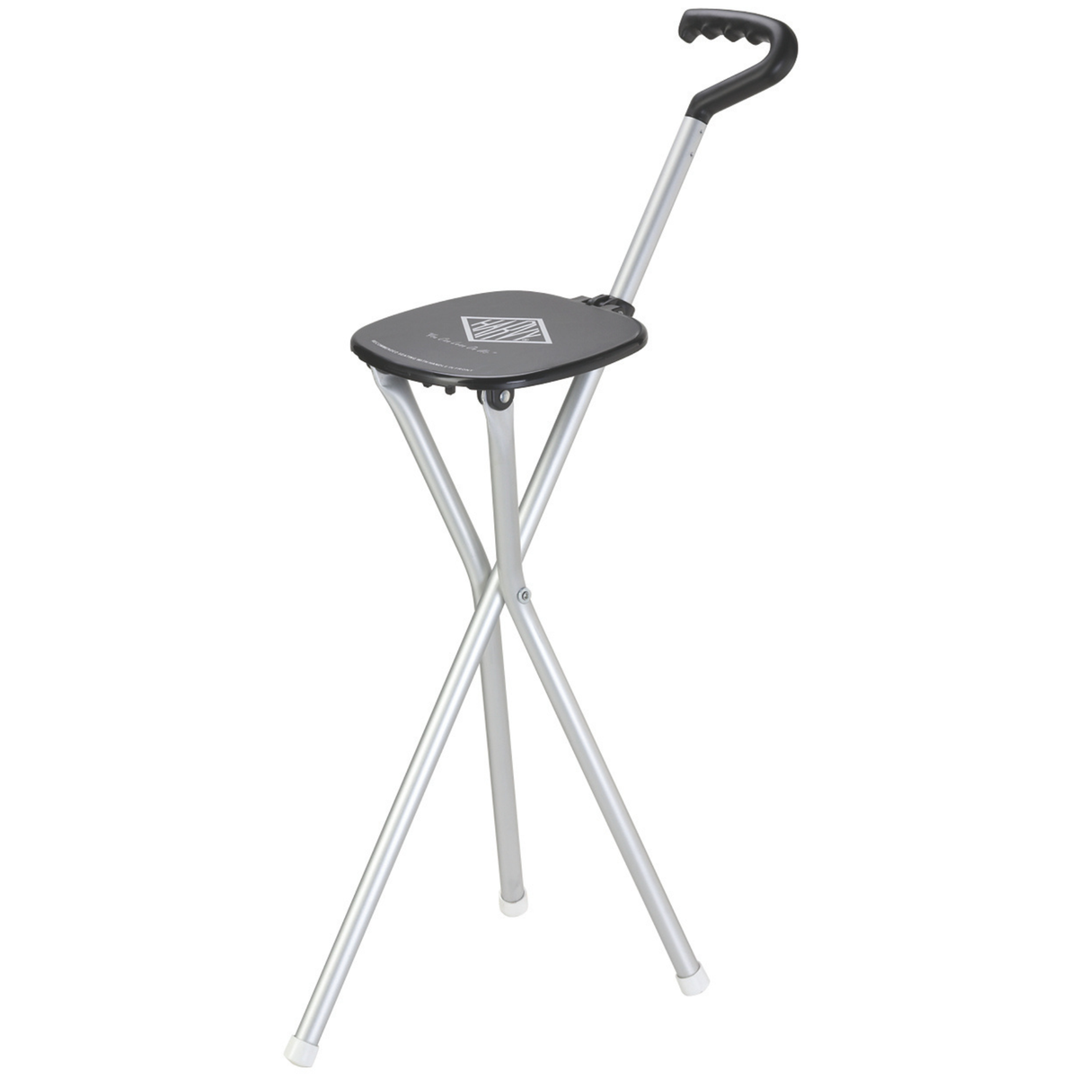 Lightweight Aluminum Sport Seat Cane with Durable Handle & Seat - Tophatter Daily Deals