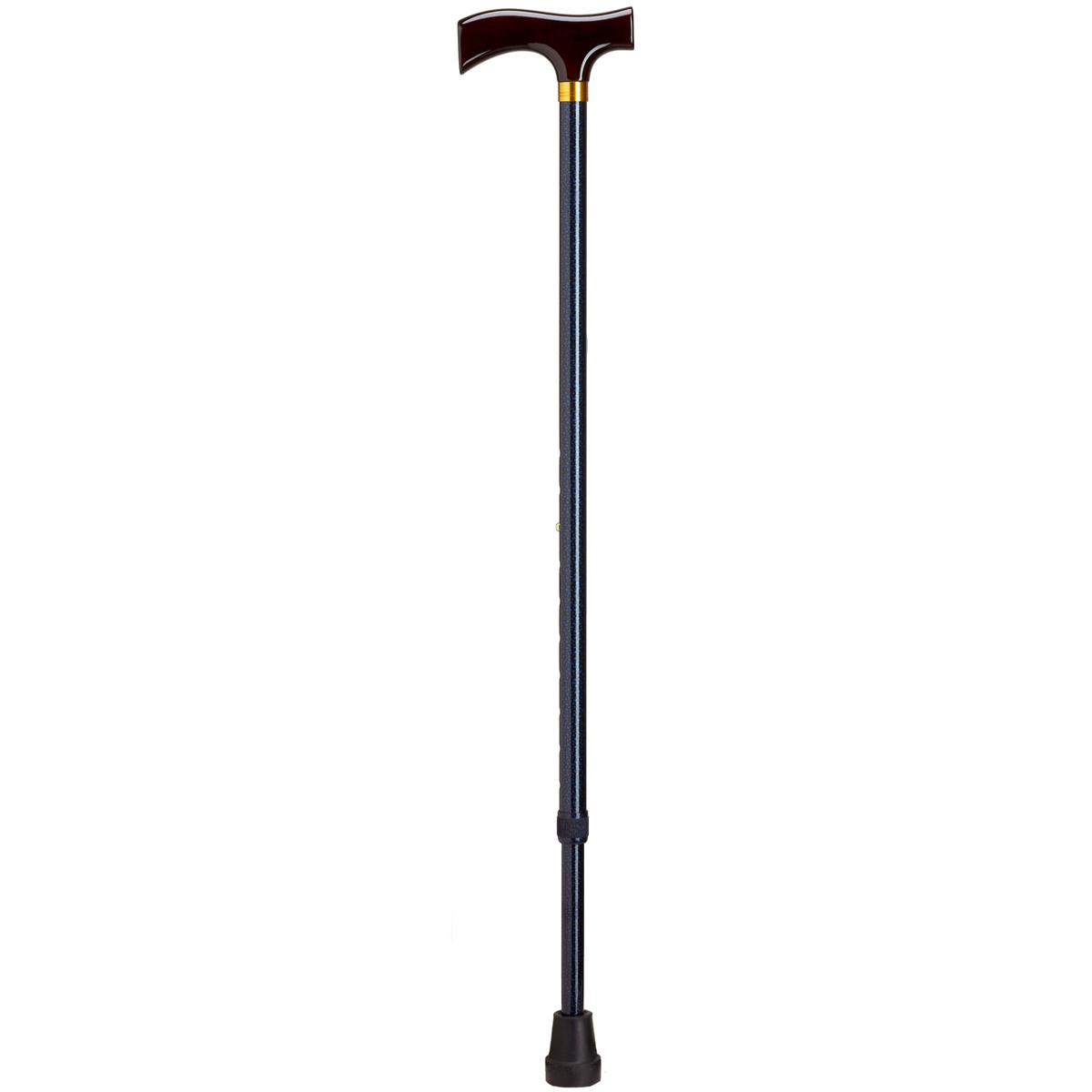 Adjustable Solid Wood Fritz Handle Walking Cane with Anti-Rattle Lock - Tophatter Daily Deals