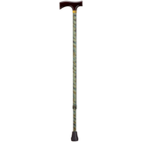 Adjustable Solid Wood Fritz Handle Walking Cane with Anti-Rattle Lock - Tophatter Daily Deals