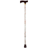 Adjustable Solid Wood Fritz Handle Walking Cane with Anti-Rattle Lock - Tophatter Daily Deals