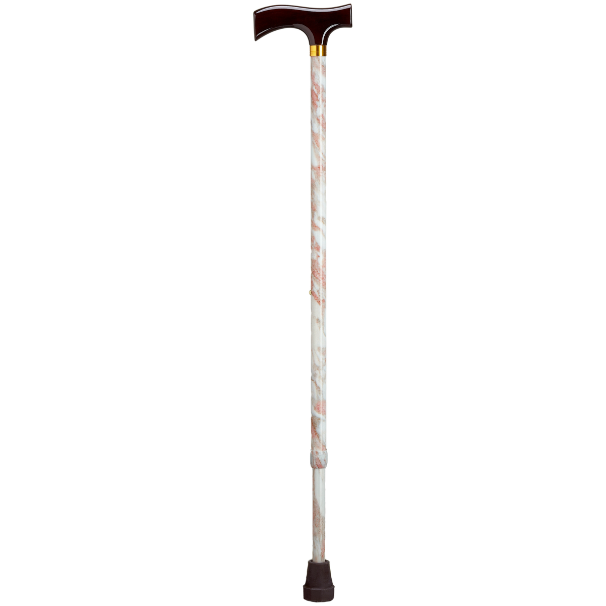 Adjustable Solid Wood Fritz Handle Walking Cane with Anti-Rattle Lock - Tophatter Daily Deals
