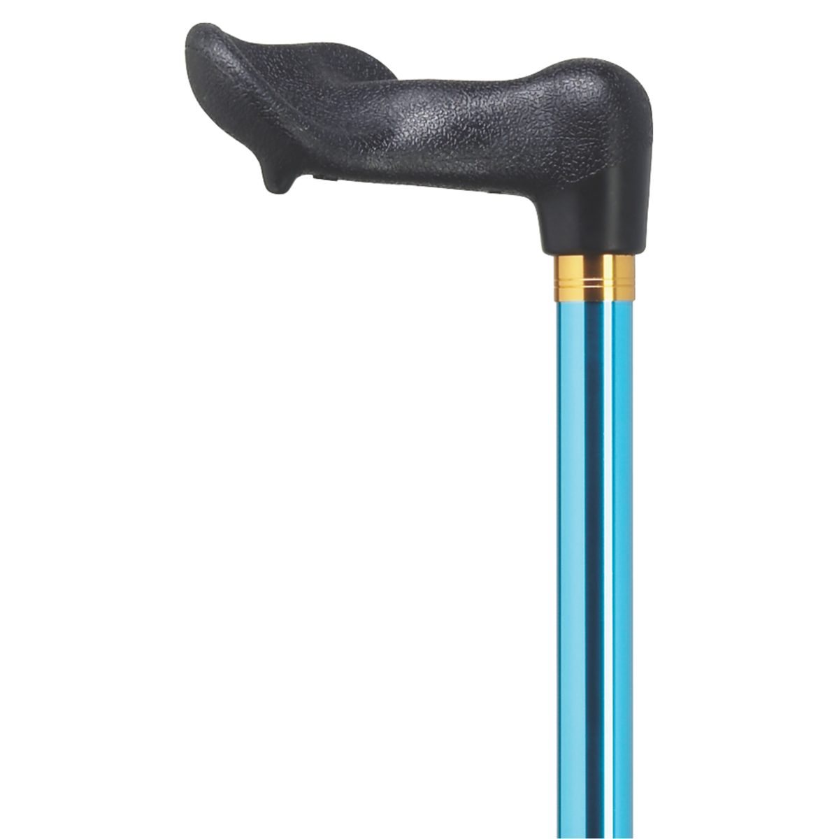 Ergonomic Right-Hand Adjustable Walking Cane with Safety Lock Blue - Tophatter Daily Deals