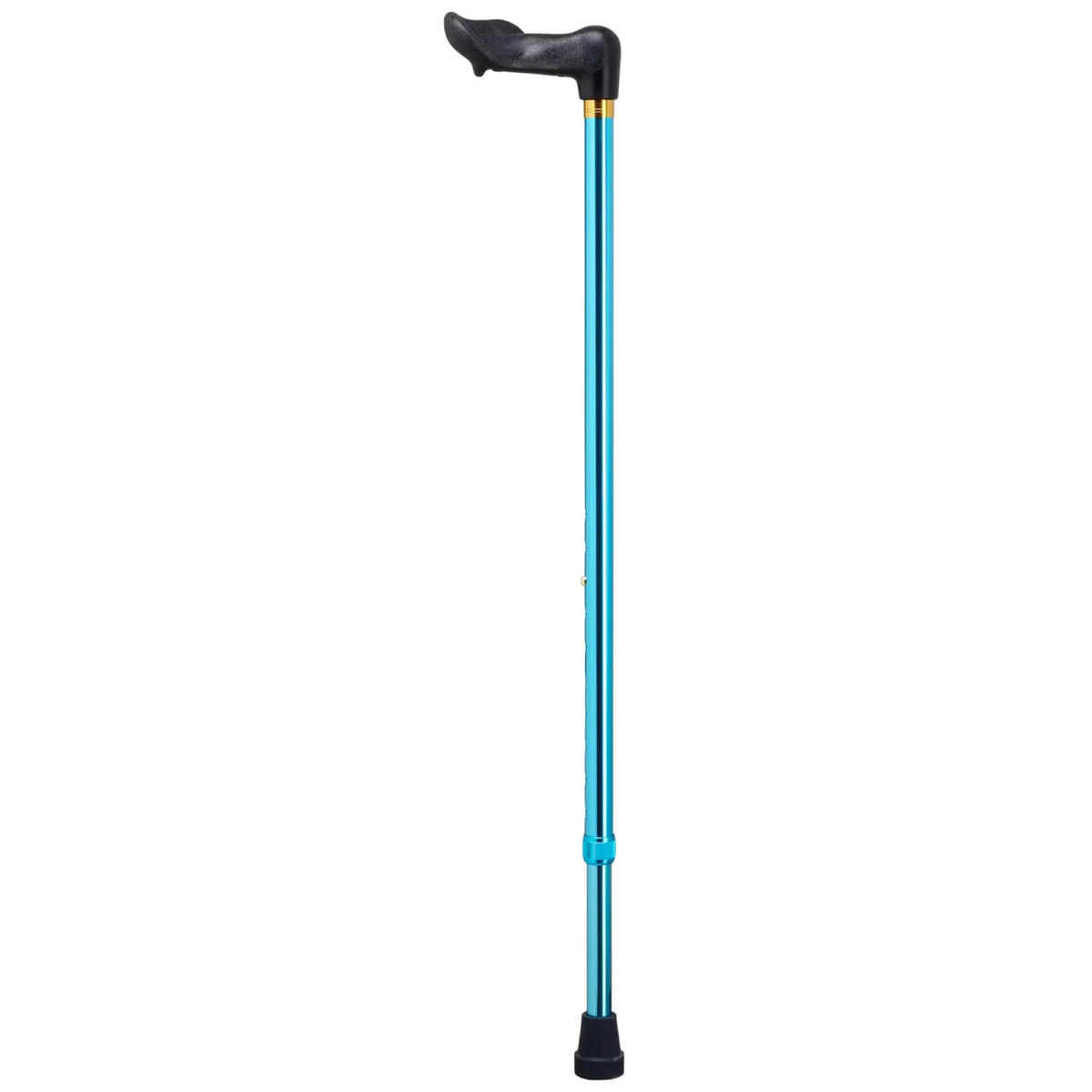 Ergonomic Right-Hand Adjustable Walking Cane with Safety Lock - Tophatter Daily Deals