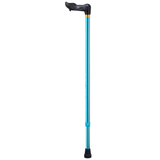 Adjustable Left-Hand Walking Cane with Molded Grip Handle - Black - Tophatter Daily Deals