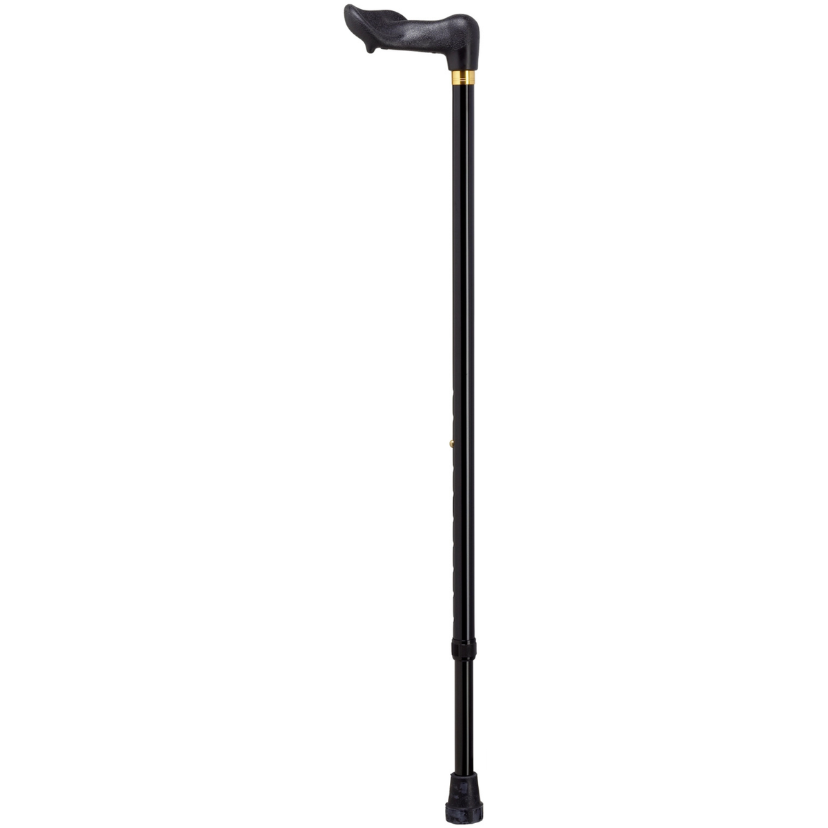 Ergonomic Right-Hand Adjustable Walking Cane with Safety Lock - Tophatter Daily Deals