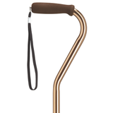 Men's Adjustable Walking Cane with Ergonomic Grip & Safety Lock Bronze - Tophatter Daily Deals