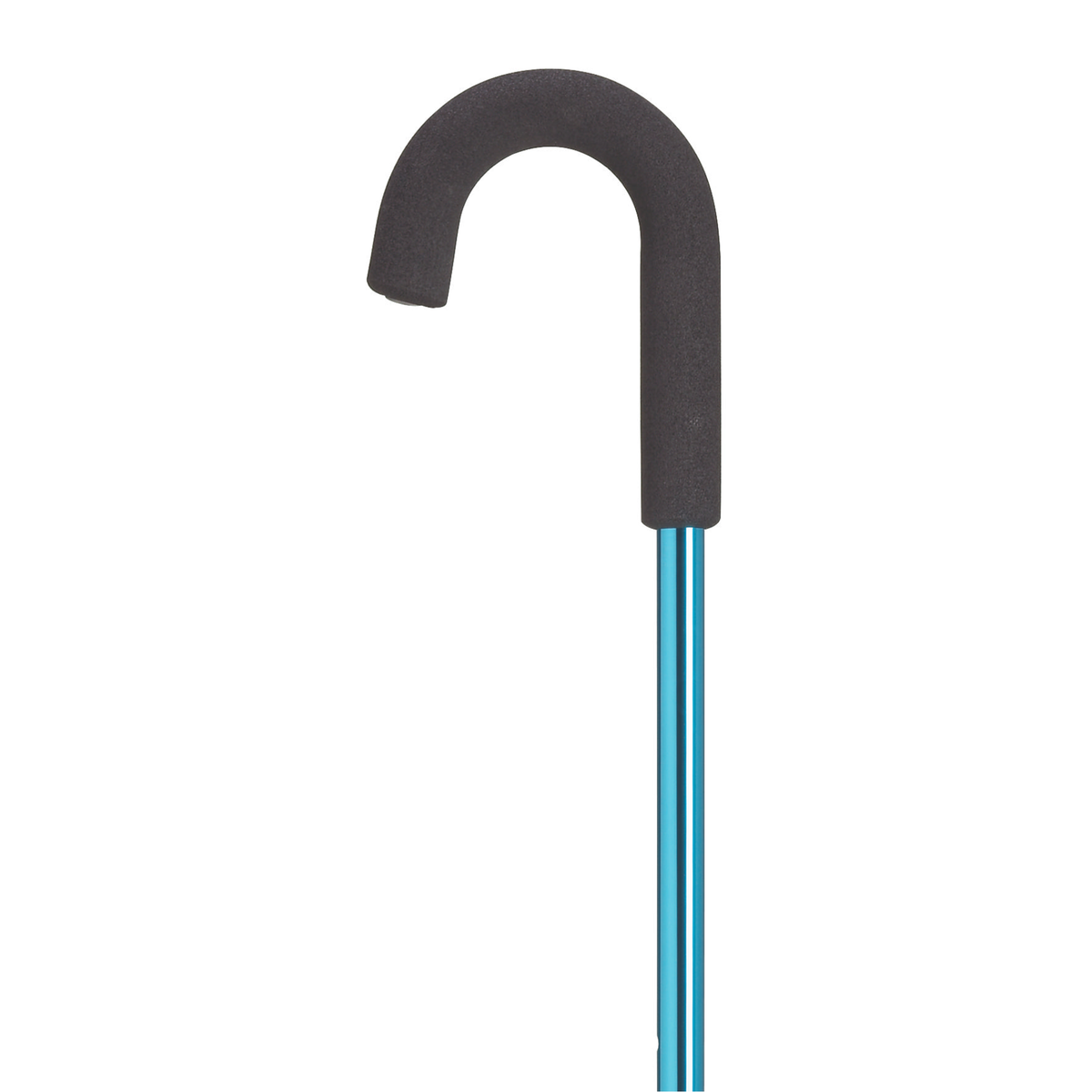 Aluminum Adjustable Walking Cane with Foam Grip & Anti-Rattle Nut Blue - Tophatter Daily Deals