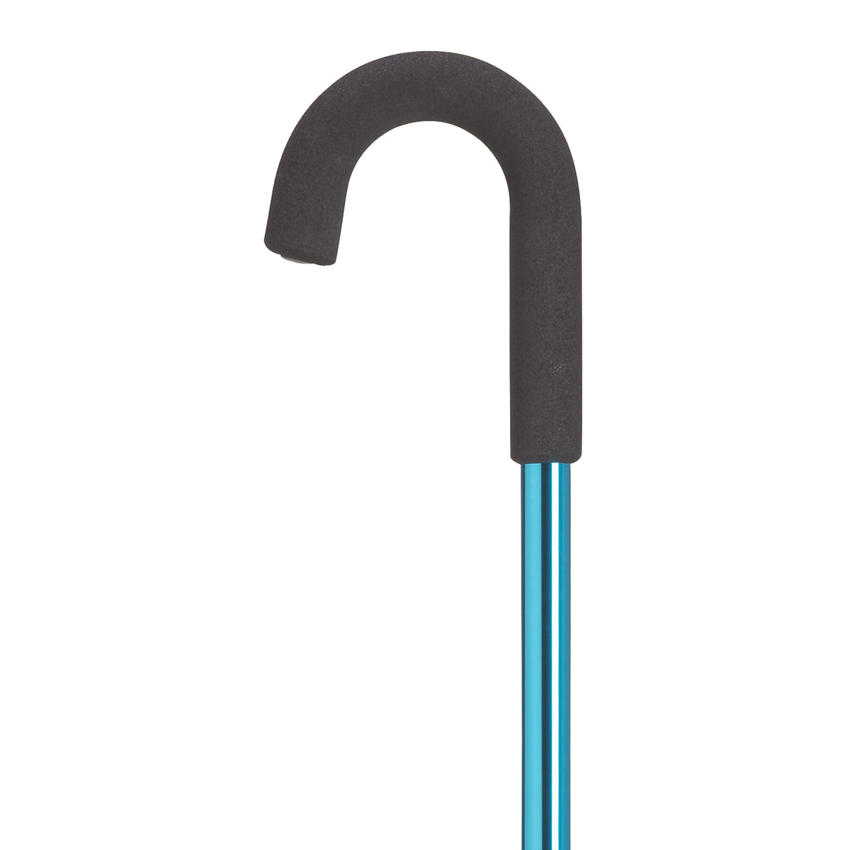 Adjustable Men's Walking Cane with Hypalon Grip & Safety Locking Nut Blue - Tophatter Daily Deals
