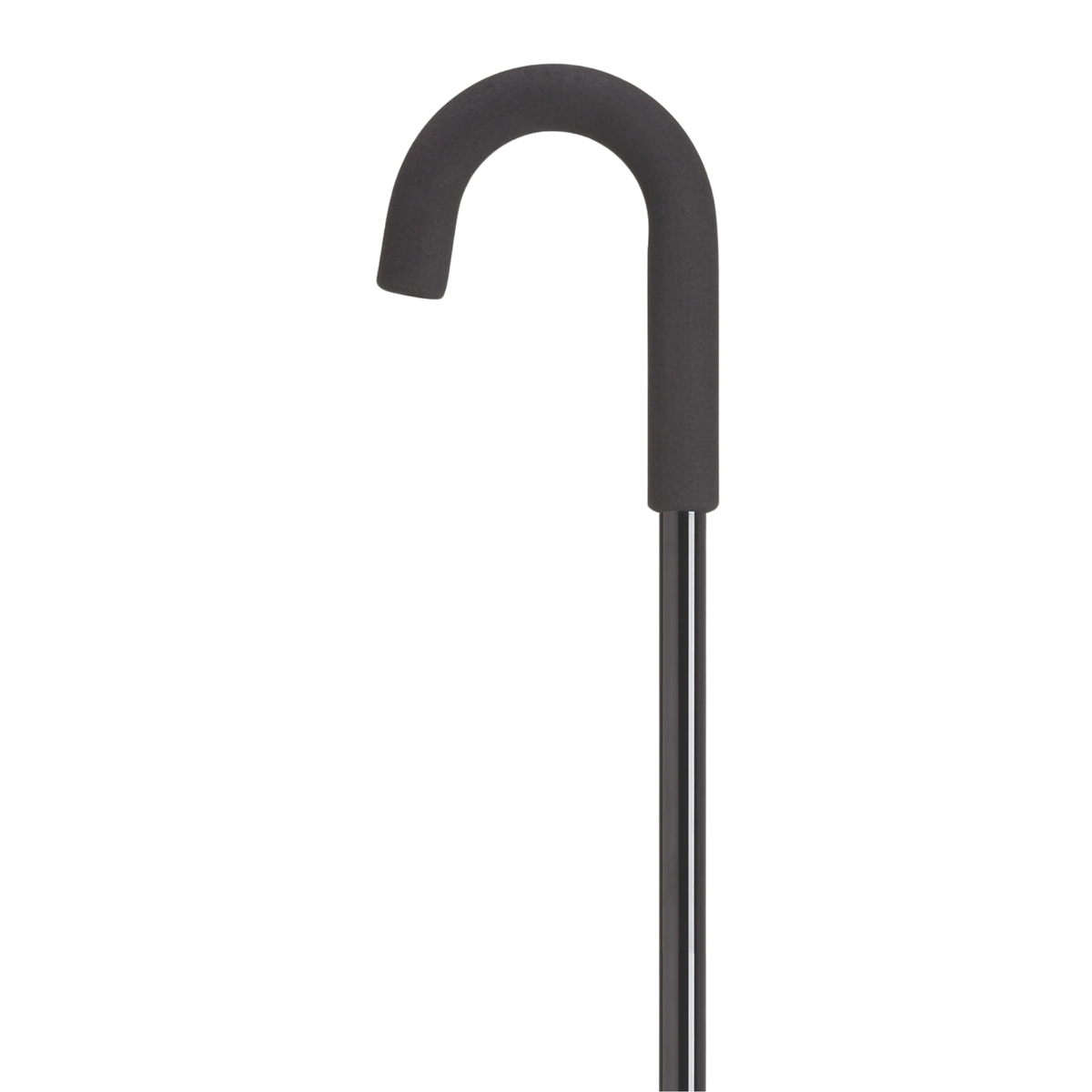Aluminum Adjustable Walking Cane with Foam Grip & Anti-Rattle Nut Black - Tophatter Daily Deals