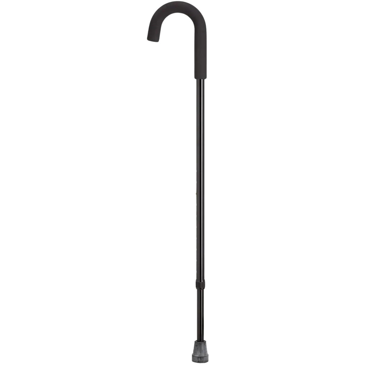 Aluminum Adjustable Walking Cane with Foam Grip & Anti-Rattle Nut - Tophatter Daily Deals