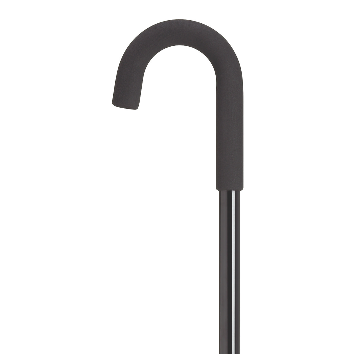 Adjustable Men's Walking Cane with Hypalon Grip & Safety Locking Nut Black - Tophatter Daily Deals