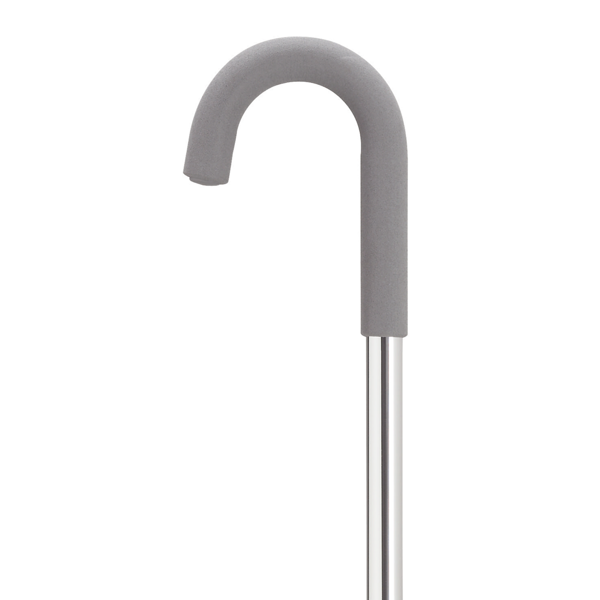 Aluminum Adjustable Walking Cane with Foam Grip & Anti-Rattle Nut Chrome - Tophatter Daily Deals