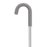 Adjustable Men's Walking Cane with Hypalon Grip & Safety Locking Nut Chrome - Tophatter Daily Deals