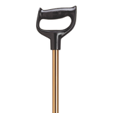 "D" Shaped Orthopedic Walking Cane Bronze - Tophatter Daily Deals