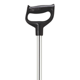 "D" Shaped Orthopedic Walking Cane Chrome - Tophatter Daily Deals