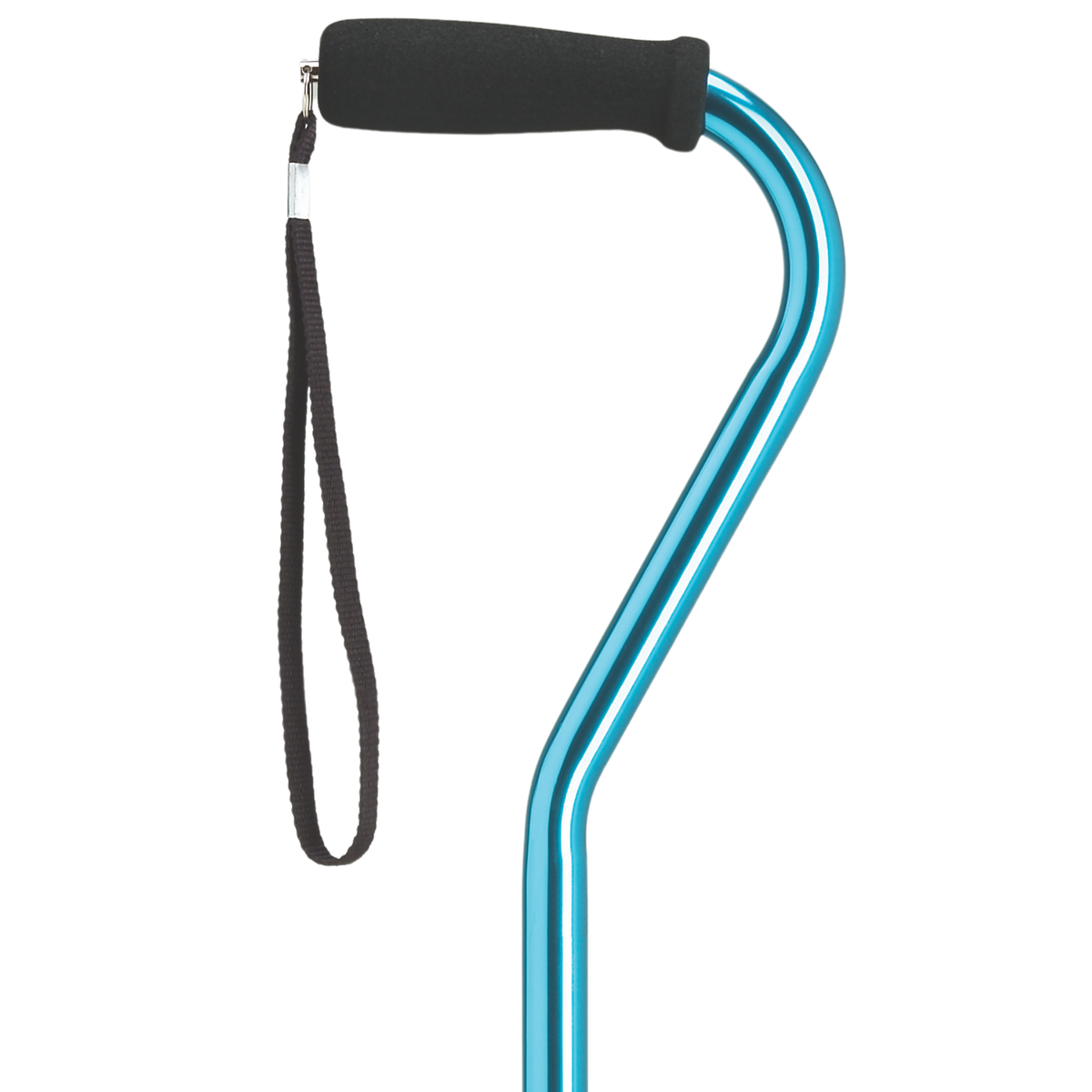 Elegant Balance Adjustable Ladies Walking Cane with Hypalon Grip Blue - Tophatter Daily Deals