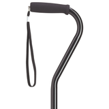Elegant Balance Adjustable Ladies Walking Cane with Hypalon Grip Black - Tophatter Daily Deals