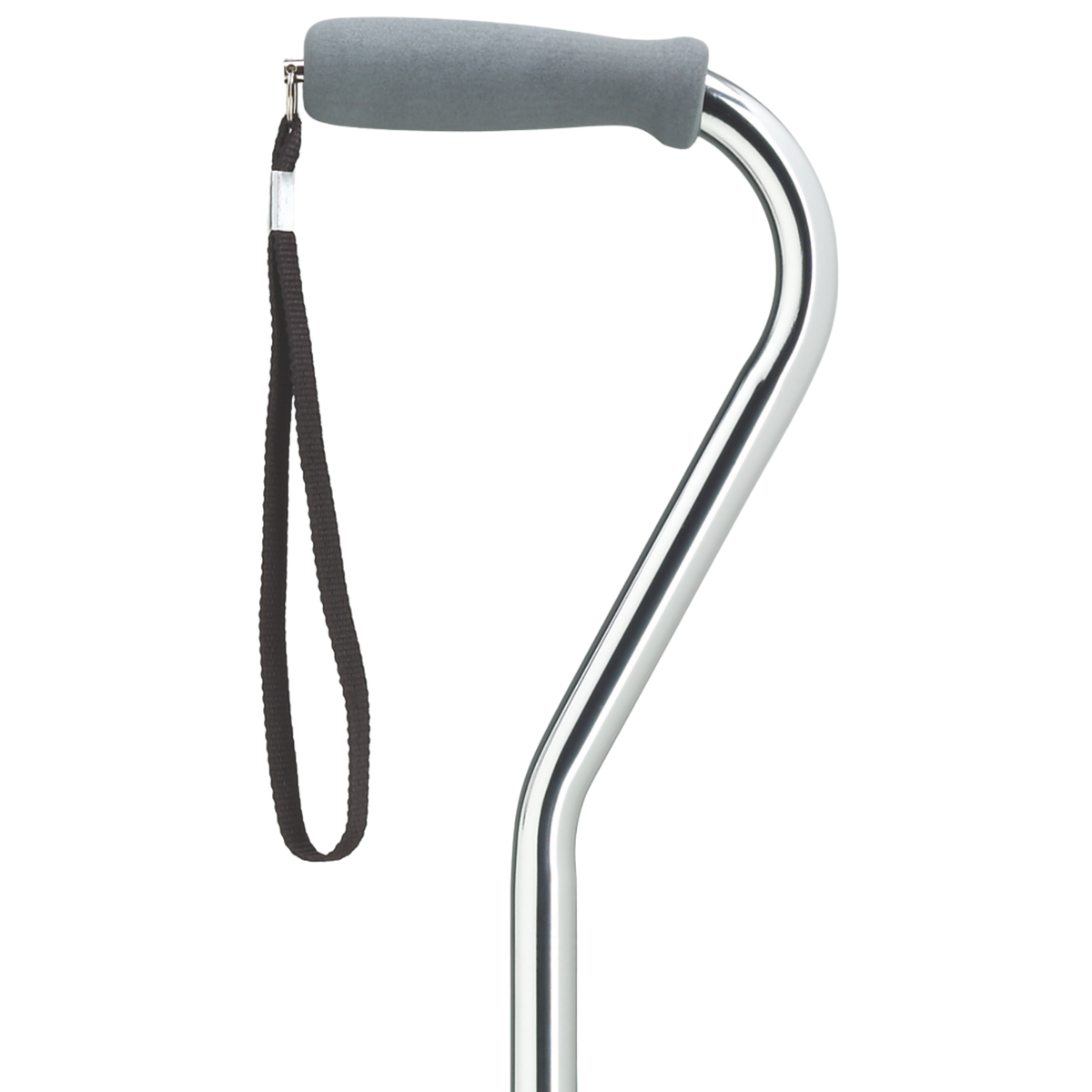 Elegant Balance Adjustable Ladies Walking Cane with Hypalon Grip Chrome - Tophatter Daily Deals