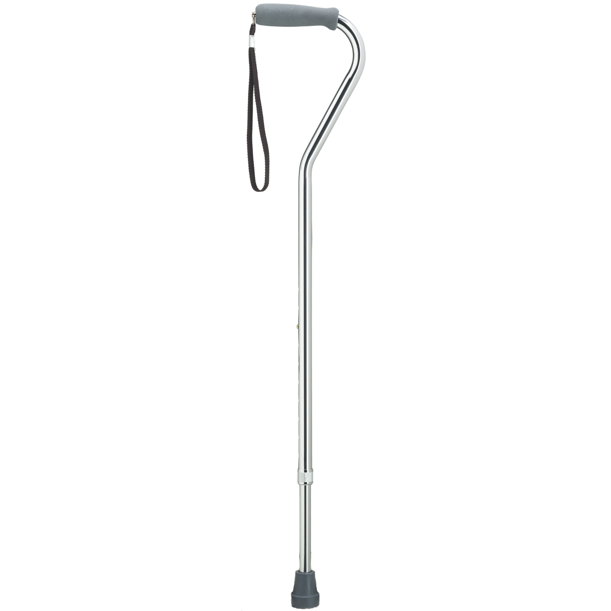 Men's Adjustable Walking Cane with Ergonomic Grip & Safety Lock - Tophatter Daily Deals