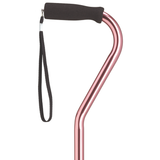 Men's Adjustable Walking Cane with Ergonomic Grip & Safety Lock Rose - Tophatter Daily Deals