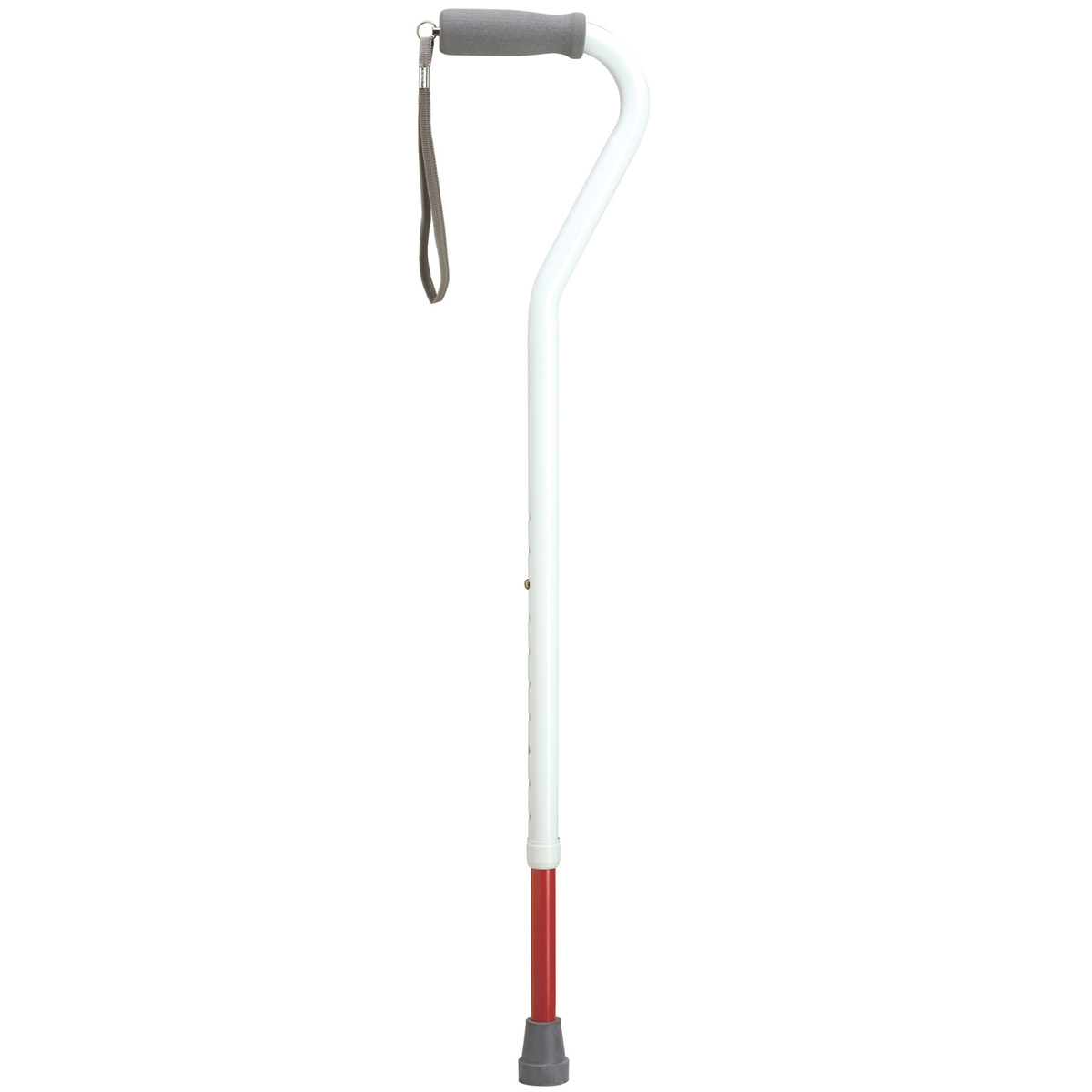 Adjustable White Aluminum Cane for Visually Impaired - Tophatter Daily Deals