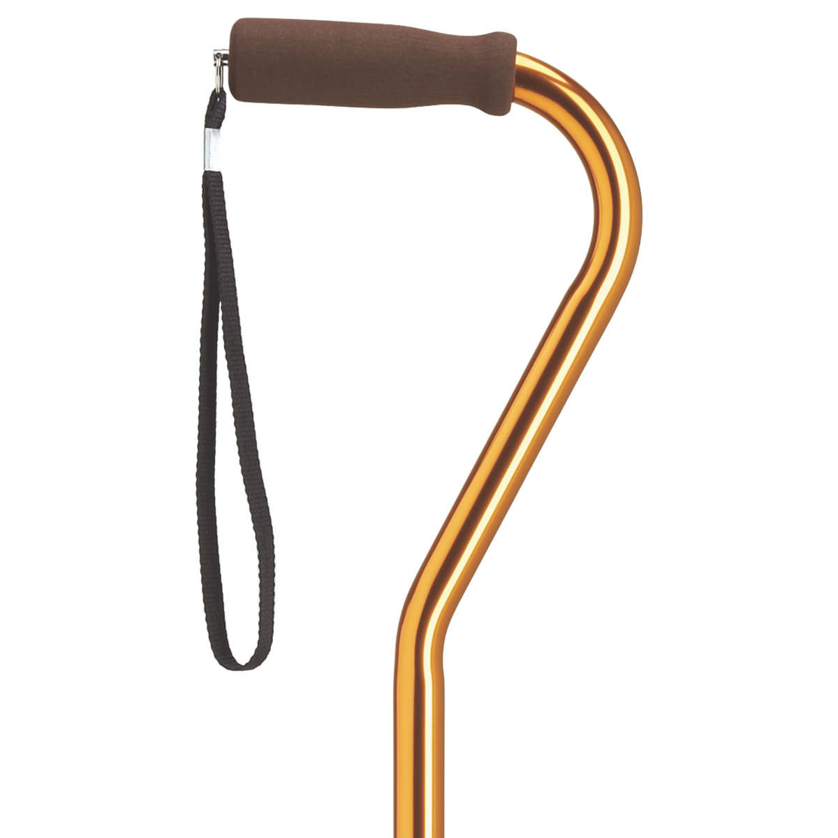 Elegant Balance Adjustable Ladies Walking Cane with Hypalon Grip Gold - Tophatter Daily Deals