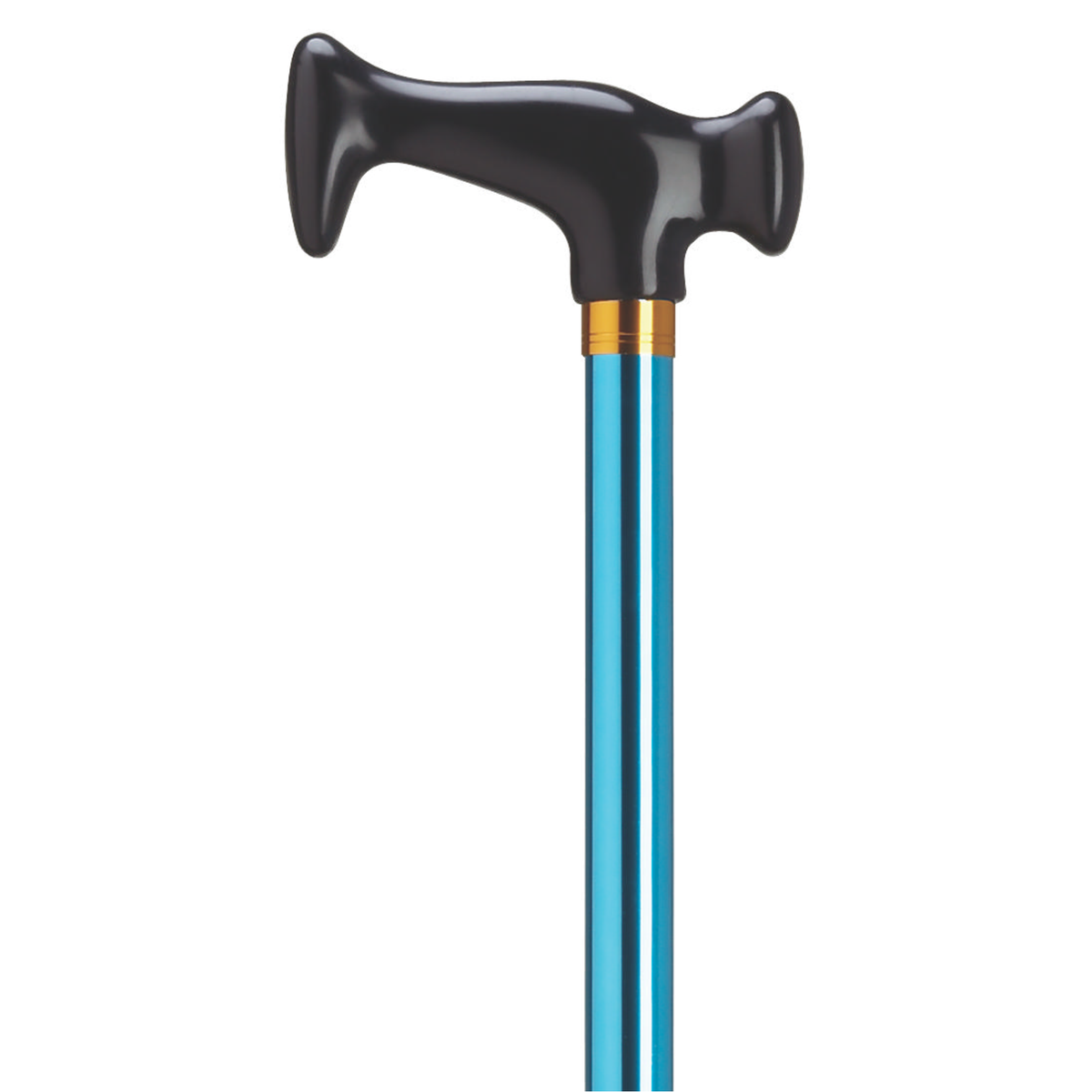 Aluminum Adjustable "J" Type Walking Cane Blue - Tophatter Daily Deals