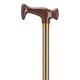 Aluminum Adjustable "J" Type Walking Cane Bronze - Tophatter Daily Deals