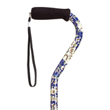 Stylish Adjustable Offset Cane with Hypalon Grip – 13 Prints Dogwood - Tophatter Daily Deals