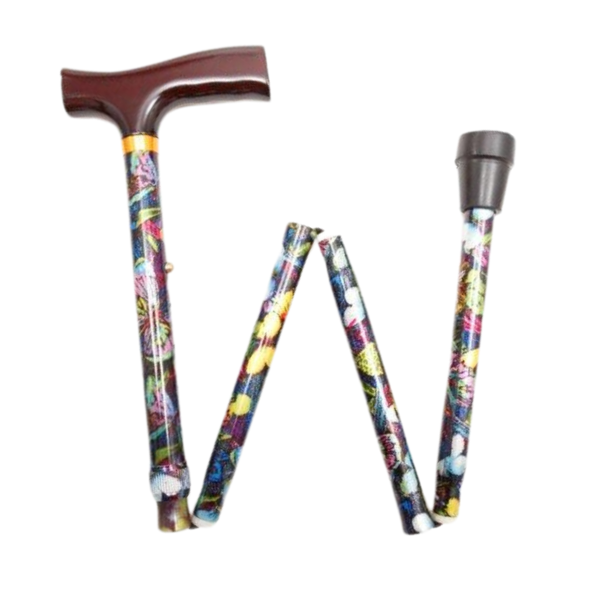 Adjustable Aluminum Folding Walking Cane - 8 Prints, Fashion Styles Butterfly - Tophatter Daily Deals