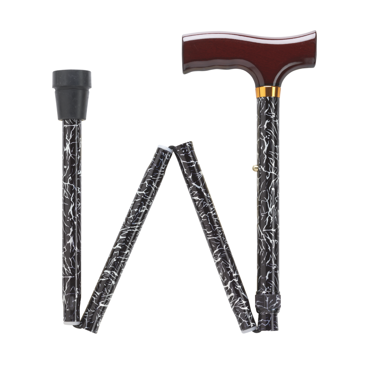 Adjustable Aluminum Folding Walking Cane - 8 Prints, Fashion Styles Zebra - Tophatter Daily Deals