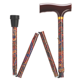 Adjustable Aluminum Folding Walking Cane - 8 Prints, Fashion Styles Paisley - Tophatter Daily Deals