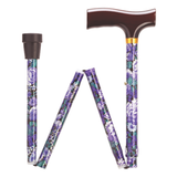 Adjustable Aluminum Folding Walking Cane - 8 Prints, Fashion Styles Mauve - Tophatter Daily Deals