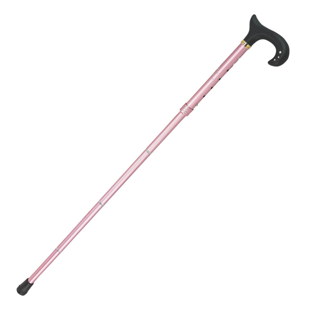 Swarovski Folding Derby Cane Light Pink - Tophatter Daily Deals