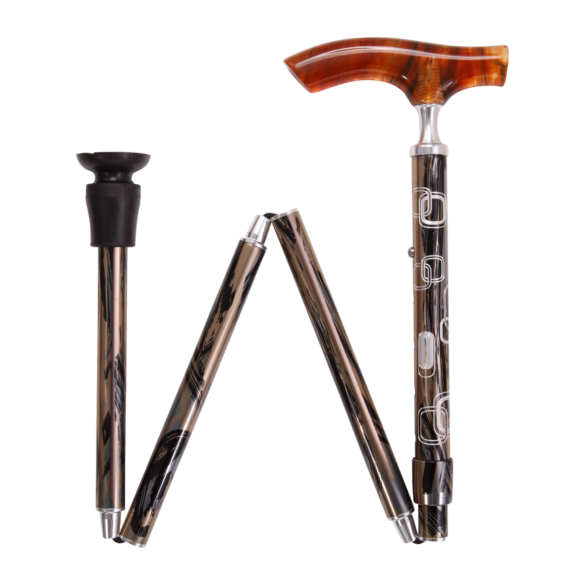 Lucite Fritz Folding Cane - Tophatter Daily Deals