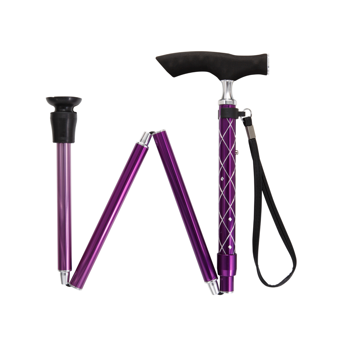 Swarovski Folding Fritz Cane - Tophatter Daily Deals