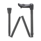 Ergonomic Folding Walking Cane with Adjustable Palm Grip - Compact Right Hand - Tophatter Daily Deals