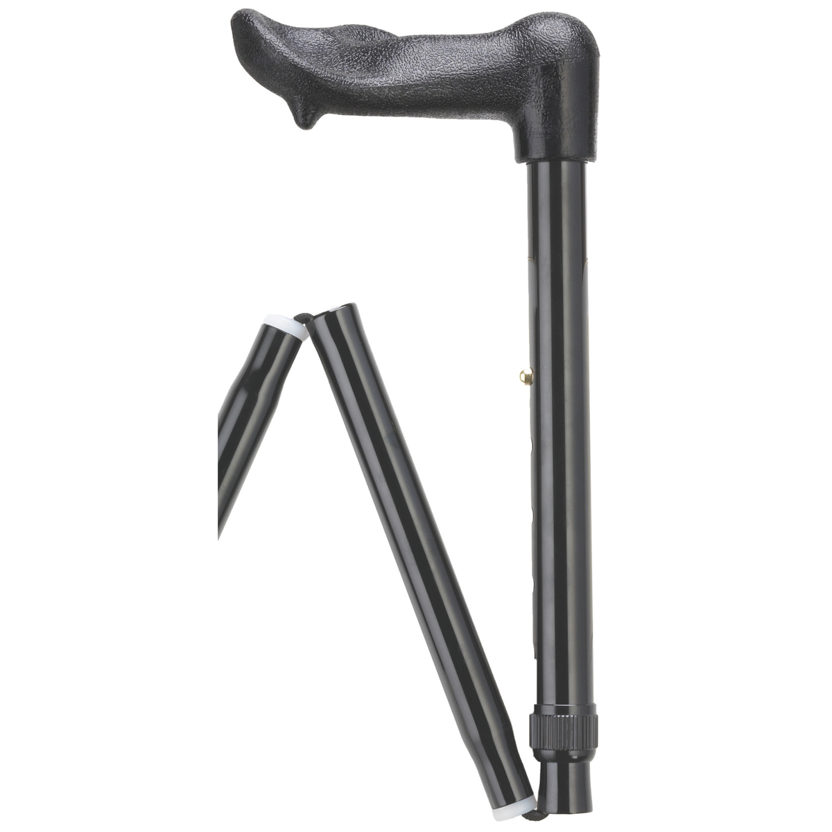 Ergonomic Folding Walking Cane with Adjustable Palm Grip - Compact - Tophatter Daily Deals