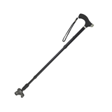 Soft Step Folding Cane: Portable, Adjustable, Stylish Mobility Aid Black - Tophatter Daily Deals