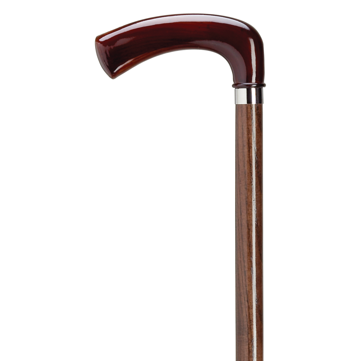 High Impact Plastic Opera Shape Handle Walnut - Tophatter Daily Deals