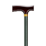 Adjustable Aluminum Walking Cane with Fritz Handle & Safety Lock, 29”-38” Green Ice - Tophatter Daily Deals