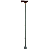 Adjustable Aluminum Walking Cane with Fritz Handle & Safety Lock, 29”-38” - Tophatter Daily Deals