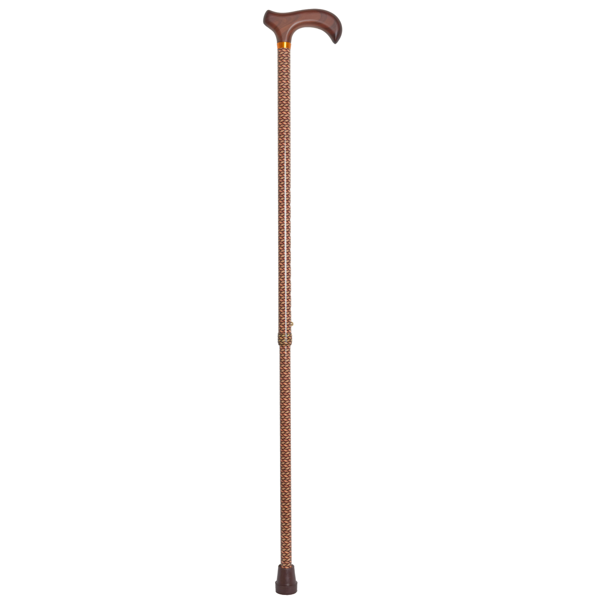 Stylish Adjustable Walking Cane with Wood Handle - 11 Trendy Prints - Tophatter Daily Deals