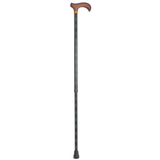 Stylish Adjustable Walking Cane with Wood Handle - 11 Trendy Prints - Tophatter Daily Deals