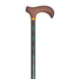Stylish Adjustable Walking Cane with Wood Handle - 11 Trendy Prints Paddy - Tophatter Daily Deals