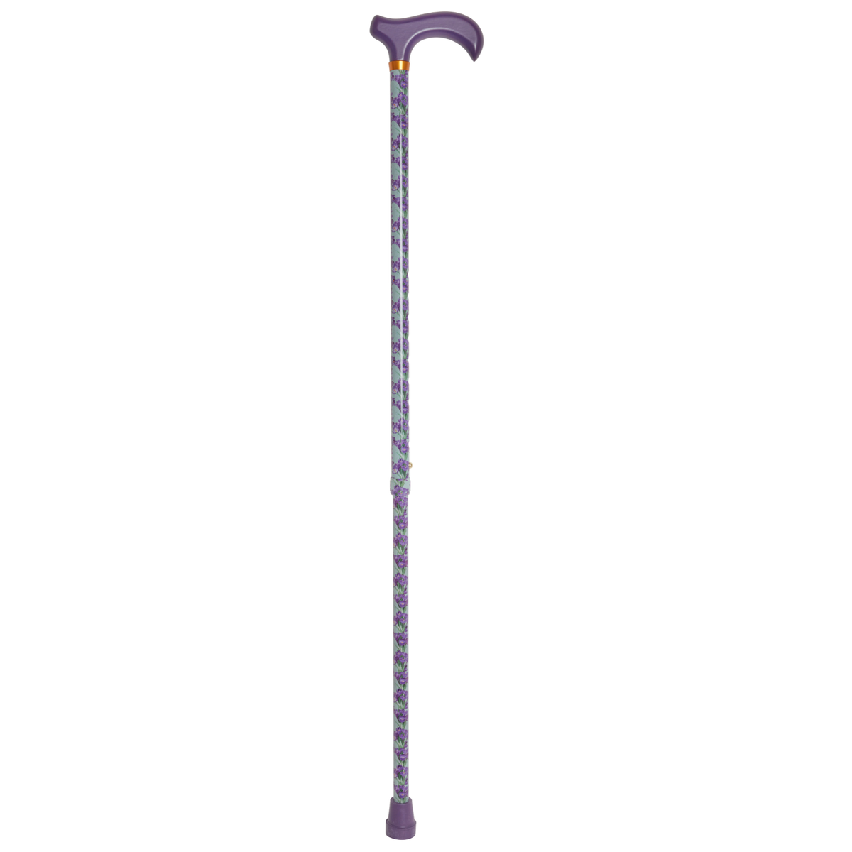 Stylish Adjustable Walking Cane with Wood Handle - 11 Trendy Prints - Tophatter Daily Deals