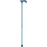 Stylish Adjustable Walking Cane with Wood Handle - 11 Trendy Prints - Tophatter Daily Deals