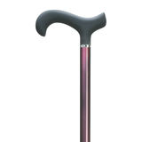 Carbon Fiber Red Mesh Men's Derby Cane with Soft Touch Handle - Tophatter Daily Deals