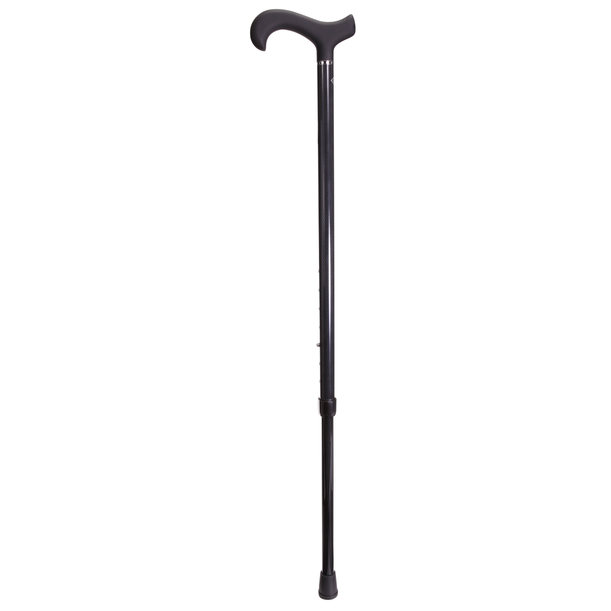Men's Carbon Fiber Adjustable Derby Cane, Lightweight & Durable - Tophatter Daily Deals